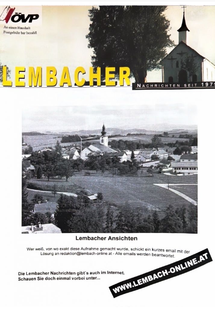 Gemeindezeitung Lembach September 2000