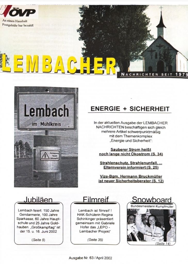 Gemeindezeitung Lembach April 2002