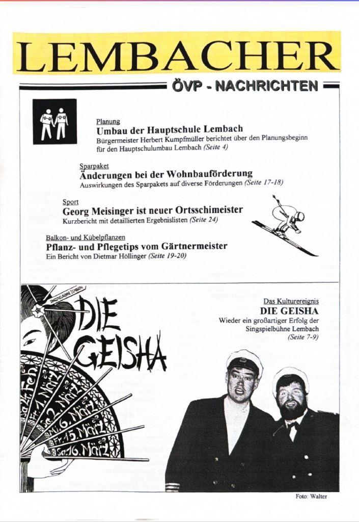 Gemeindezeitung Lembach April 1996