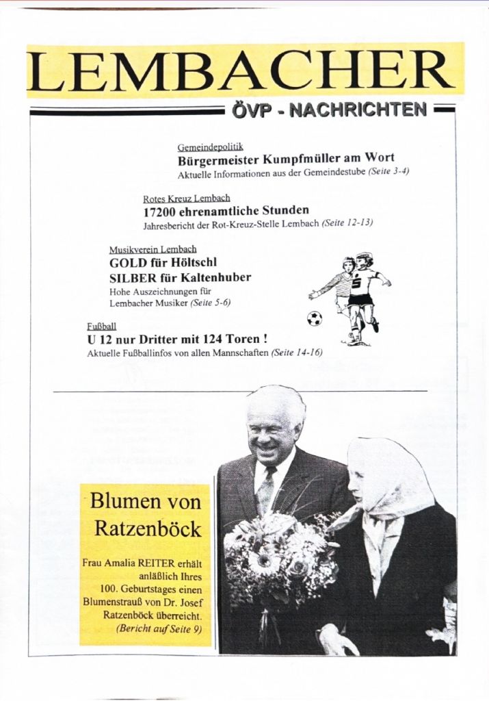 Gemeindezeitung Lembach Juni 1996