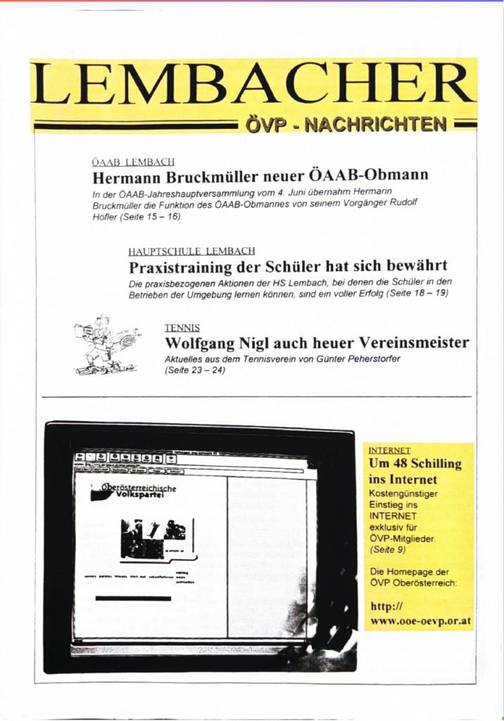 Gemeindezeitung Lembach Juli 1997
