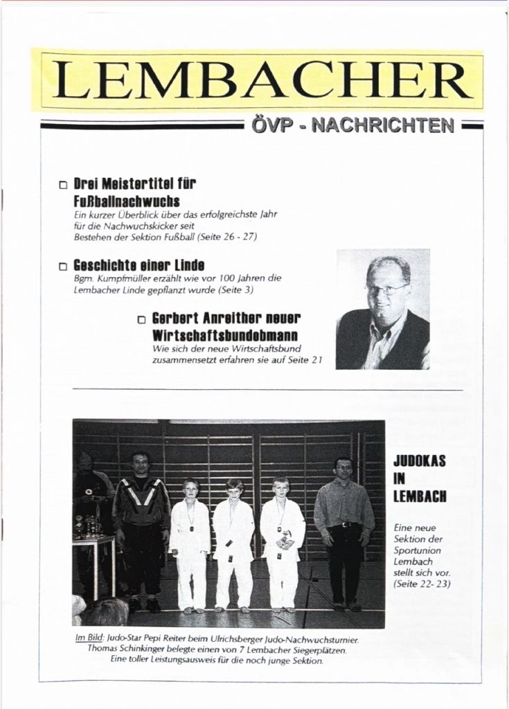 Gemeindezeitung Lembach Juli 1998