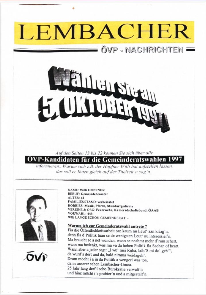 Gemeindezeitung Lembach September 1997